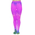 Psychedelic Purple Garden Milkweed Flower Tights View1