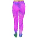 Psychedelic Purple Garden Milkweed Flower Tights View2