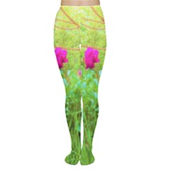 Impressionistic Purple Peonies With Green Hostas Tights