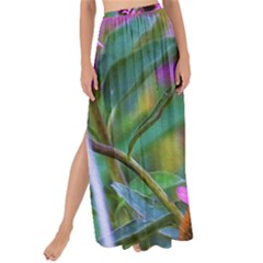 Yellow Flowers In The Purple Coneflower Garden Maxi Chiffon Tie-up Sarong by myrubiogarden