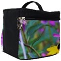 Yellow Flowers In The Purple Coneflower Garden Make Up Travel Bag (Big) View1