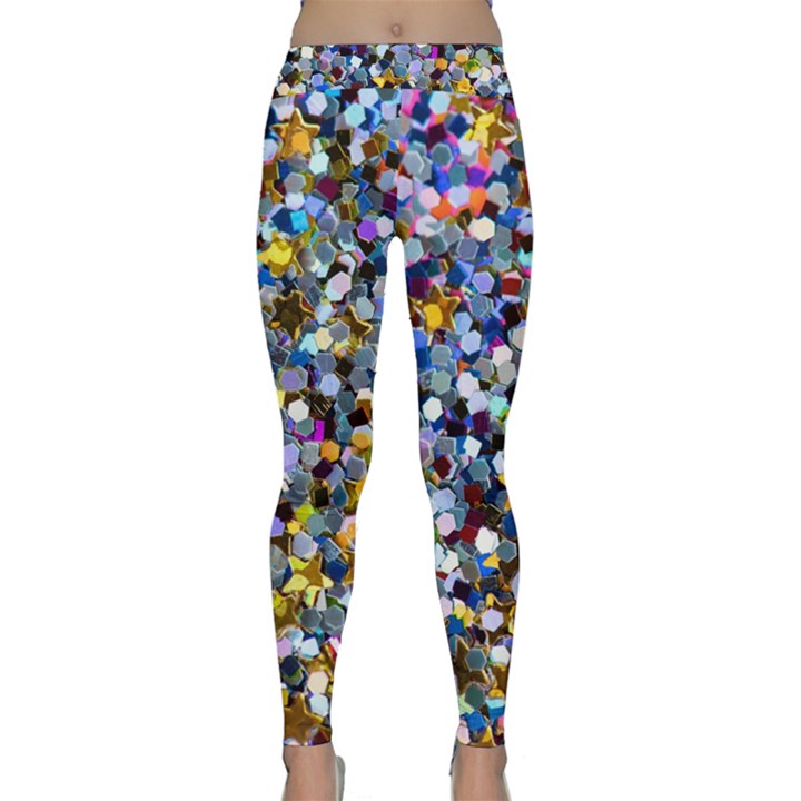 New Years Shimmer Classic Yoga Leggings