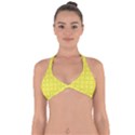 Traditional Patterns Chrysanthemum Halter Neck Bikini Top View1