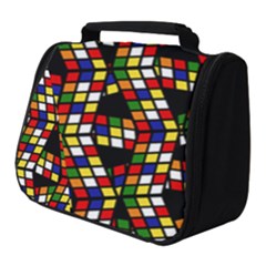 Graphic Pattern Rubiks Cube Cube Full Print Travel Pouch (small)