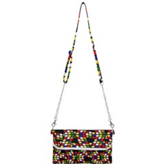 Graphic Pattern Rubiks Cube Cube Mini Crossbody Handbag