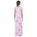 Peony Asia Spring Flowers Natural Empire Waist Maxi Dress View2