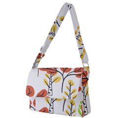 Tree Autumn Forest Landscape Full Print Messenger Bag by Pakrebo