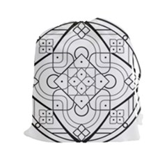 Mandala Drawing Dyes Page Drawstring Pouch (xxl) by Pakrebo