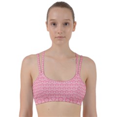 Damask Floral Design Seamless Line Them Up Sports Bra by Pakrebo