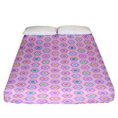 A Hexagonal Pattern Fitted Sheet (king Size) by Pakrebo