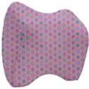 A Hexagonal Pattern Velour Head Support Cushion View3