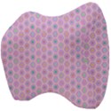 A Hexagonal Pattern Velour Head Support Cushion View4