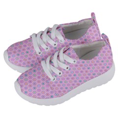 A Hexagonal Pattern Kids  Lightweight Sports Shoes by Pakrebo