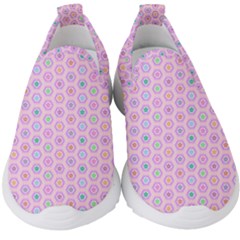 A Hexagonal Pattern Kids  Slip On Sneakers