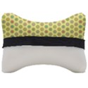 A Hexagonal Pattern Seat Head Rest Cushion View2