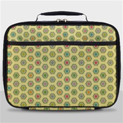 A Hexagonal Pattern Full Print Lunch Bag by Pakrebo