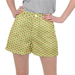 A Hexagonal Pattern Stretch Ripstop Shorts