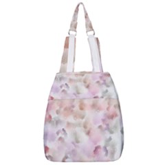 Abstract Watercolor Seamless Center Zip Backpack