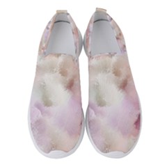 Abstract Watercolor Seamless Women s Slip On Sneakers