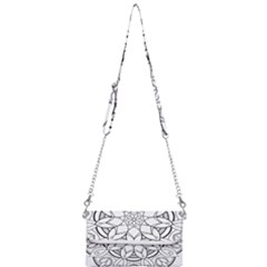 Mandala Drawing Dyes Page Mini Crossbody Handbag