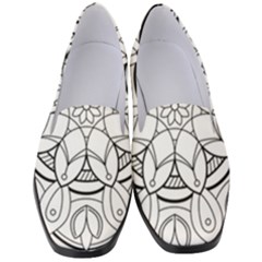 Mandala Drawing Dyes Page Women s Classic Loafer Heels