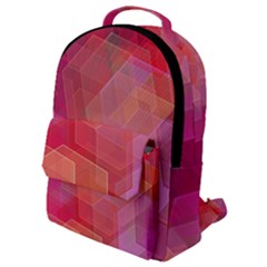 Abstract Background Texture Flap Pocket Backpack (small)