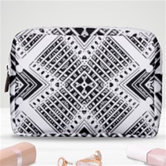 Pattern Tile Repeating Geometric Make Up Pouch (medium) by Pakrebo