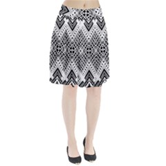 Pattern Tile Repeating Geometric Pleated Skirt by Pakrebo