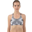 Pattern Tile Repeating Geometric Back Web Sports Bra View1