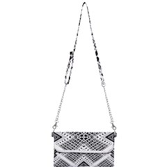 Pattern Tile Repeating Geometric Mini Crossbody Handbag by Pakrebo