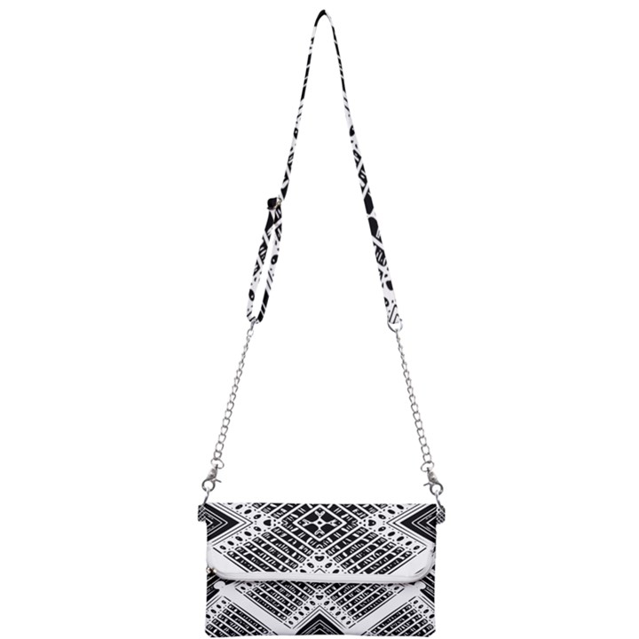 Pattern Tile Repeating Geometric Mini Crossbody Handbag