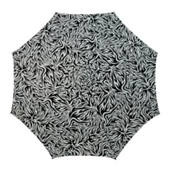 Flames Fire Pattern Digital Art Golf Umbrellas by Pakrebo