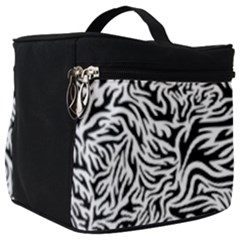 Flames Fire Pattern Digital Art Make Up Travel Bag (big)