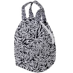 Flames Fire Pattern Digital Art Travel Backpacks