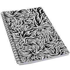 Flames Fire Pattern Digital Art 5 5  X 8 5  Notebook