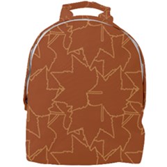 Autumn Leaves Repeat Pattern Mini Full Print Backpack by Pakrebo