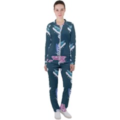 Butterfly Pattern Dead Death Rose Casual Jacket And Pants Set