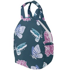 Butterfly Pattern Dead Death Rose Travel Backpacks