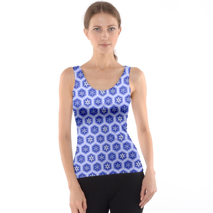 A Hexagonal Pattern Tank Top