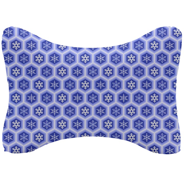 A Hexagonal Pattern Seat Head Rest Cushion