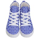 A Hexagonal Pattern Kids  Hi-Top Skate Sneakers View1