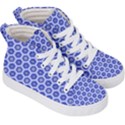 A Hexagonal Pattern Kids  Hi-Top Skate Sneakers View3