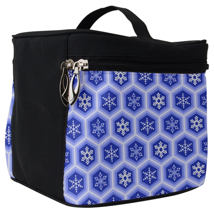 A Hexagonal Pattern Make Up Travel Bag (Big)