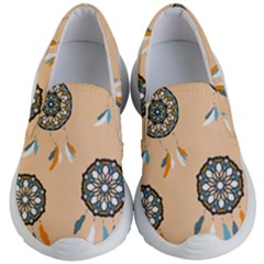 Dreamcatcher Pattern Pen Background Kids  Lightweight Slip Ons by Pakrebo