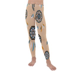 Dreamcatcher Pattern Pen Background Kids  Lightweight Velour Leggings