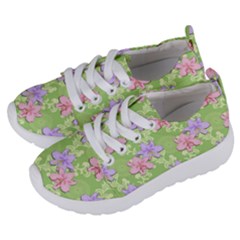 Lily Flowers Green Plant Natural Kids  Lightweight Sports Shoes by Pakrebo