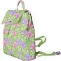 Lily Flowers Green Plant Natural Buckle Everyday Backpack View1