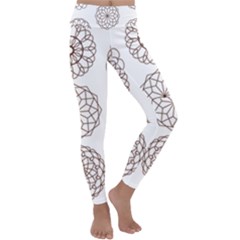 Graphics Geometry Abstract Kids  Lightweight Velour Classic Yoga Leggings