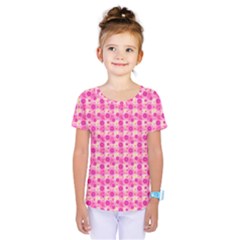 Hana Tsurukusa Heart Pink Kids  One Piece Tee