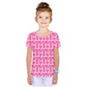 Hana Tsurukusa Heart Pink Kids  One Piece Tee View1